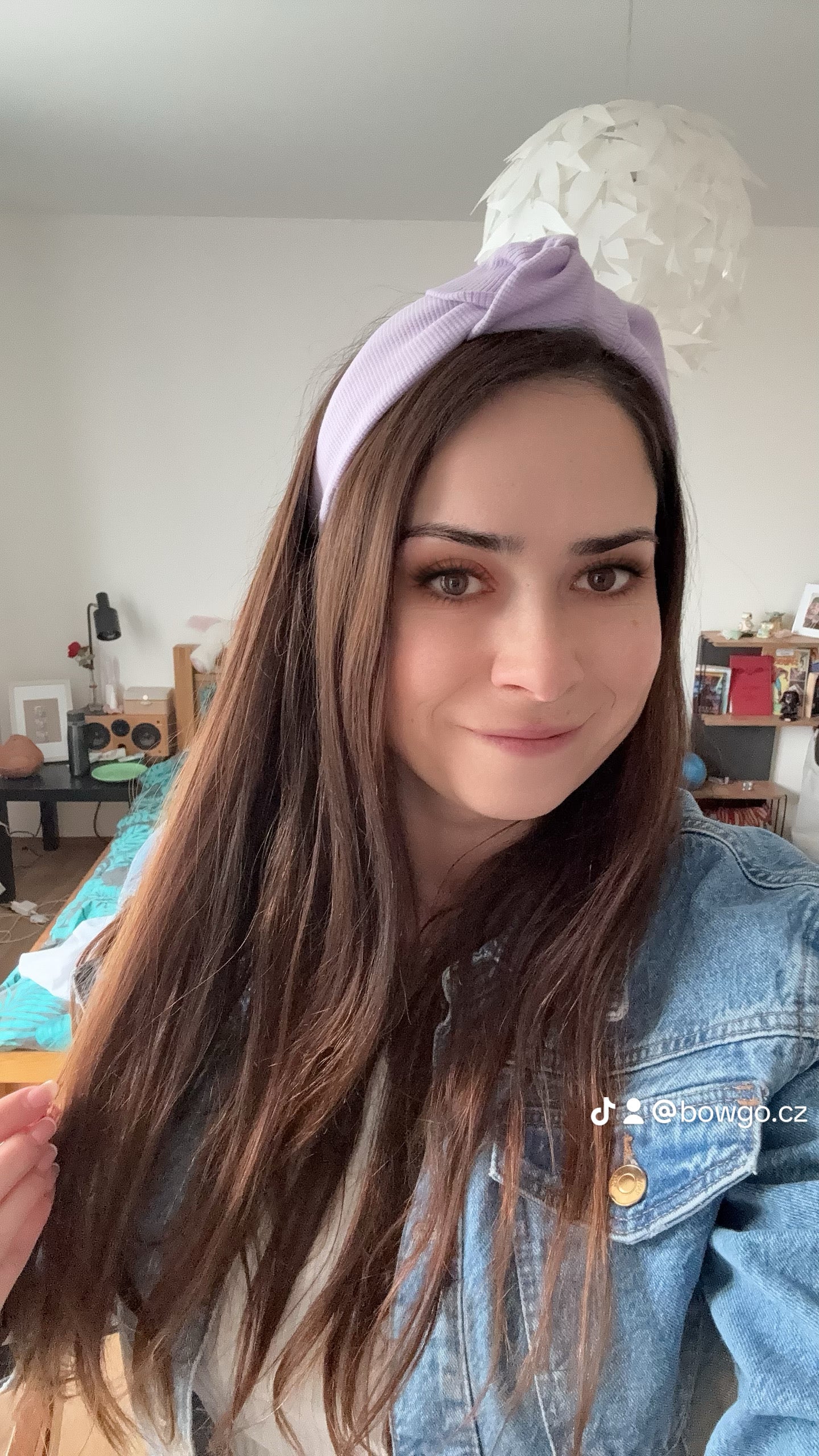 Lilac Knot čelenka do vlasů.