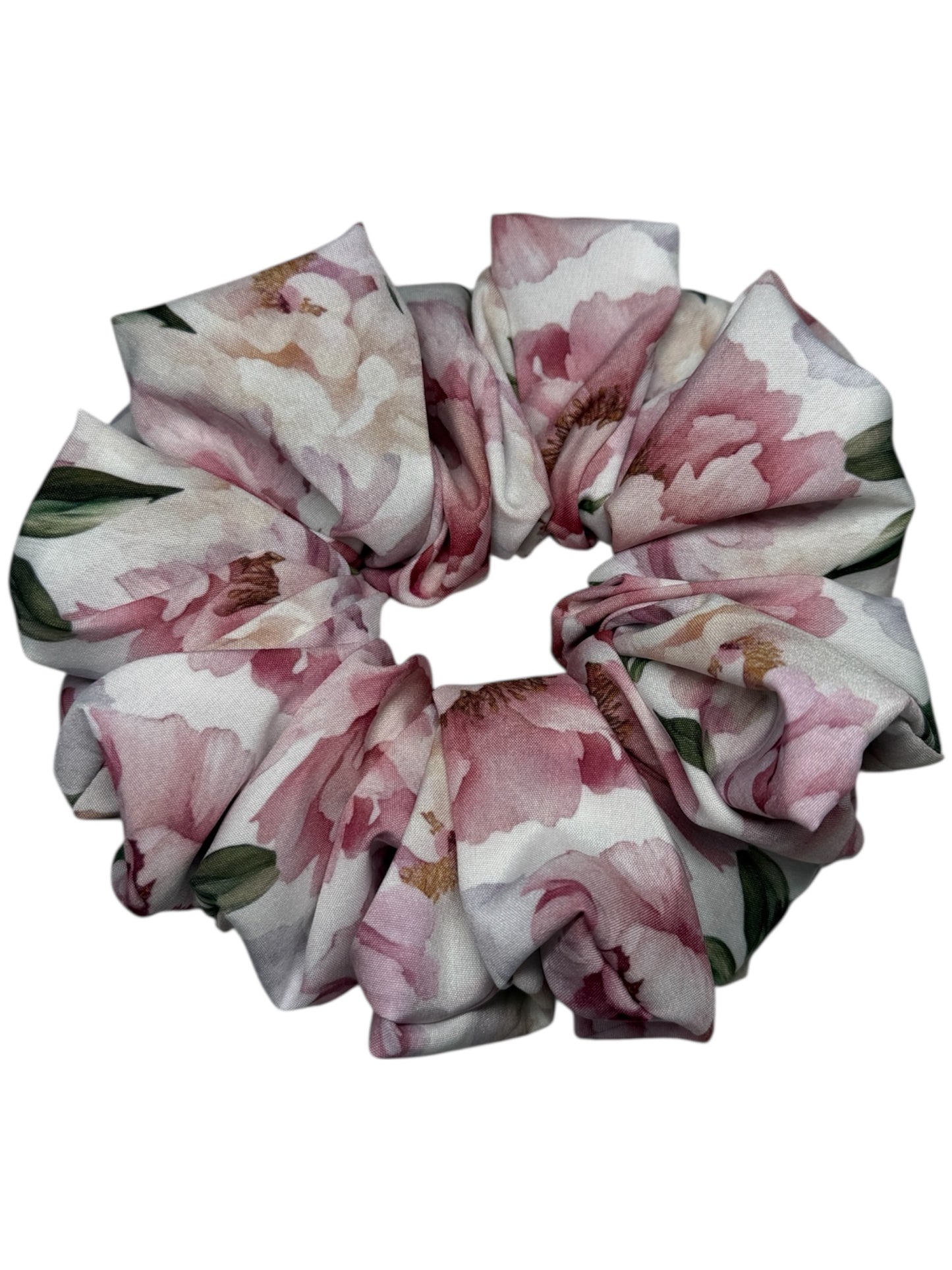 Peony Whisper scrunchie.