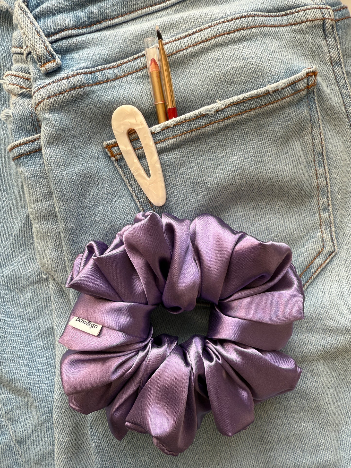 Lavender Bliss scrunchie.