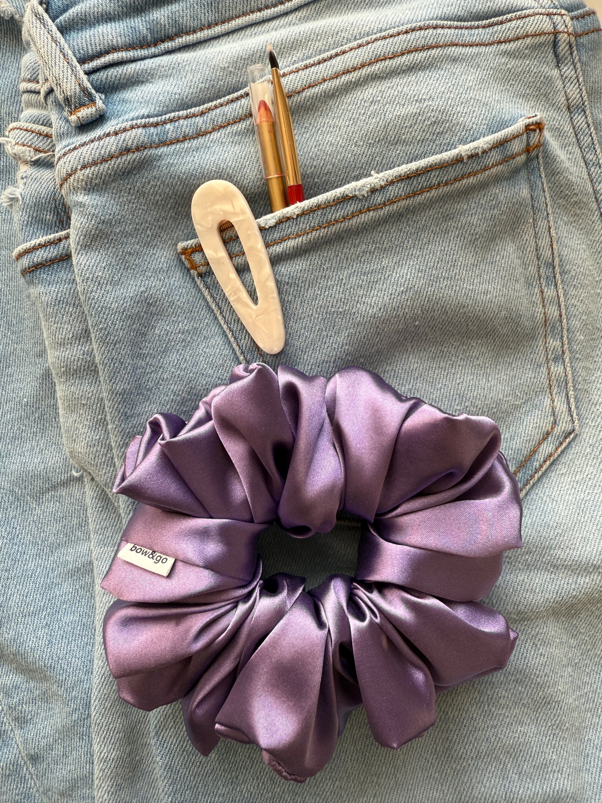 Lavender Bliss scrunchie.