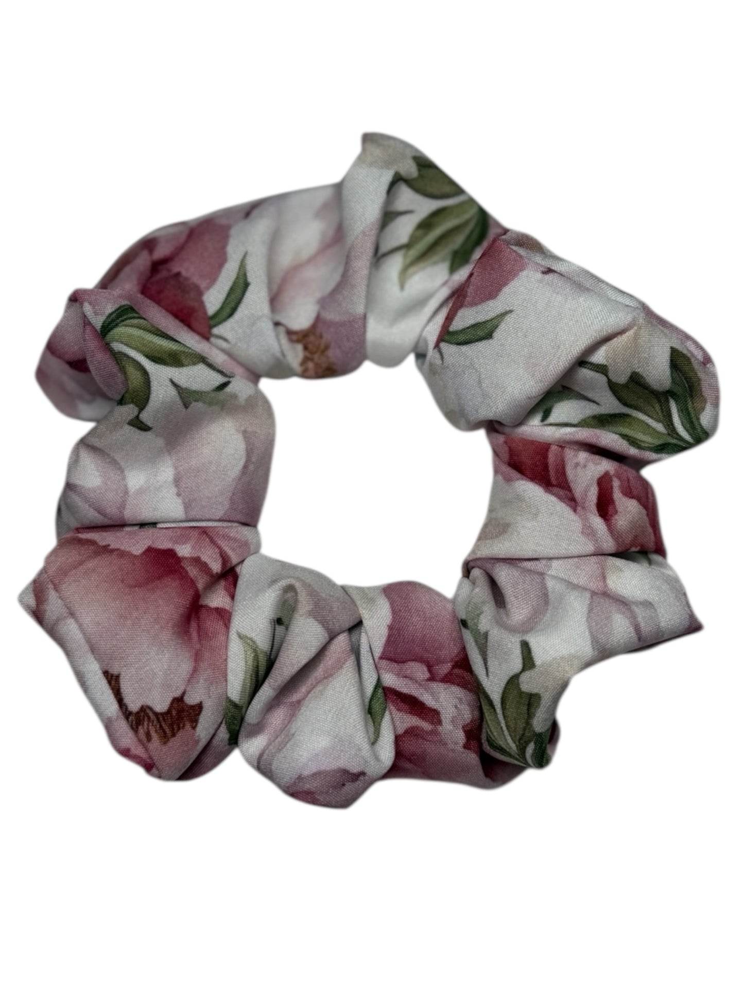 Peony Whisper scrunchie.