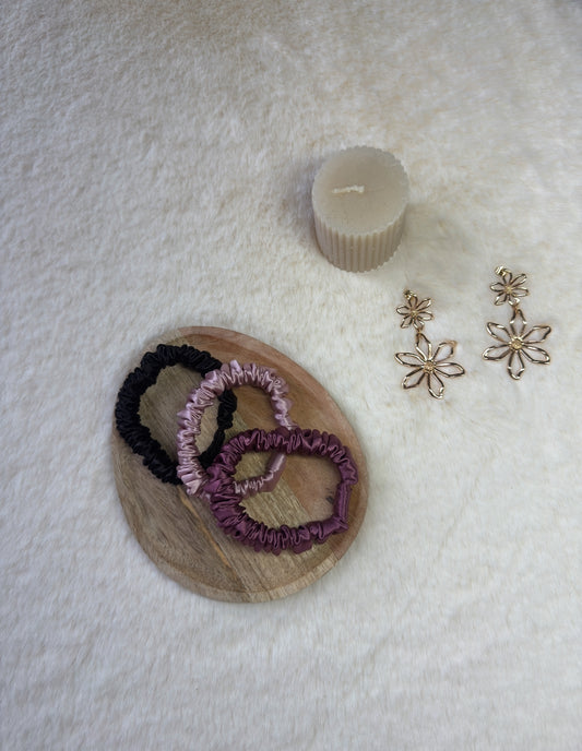 minie&go scrunchie set.