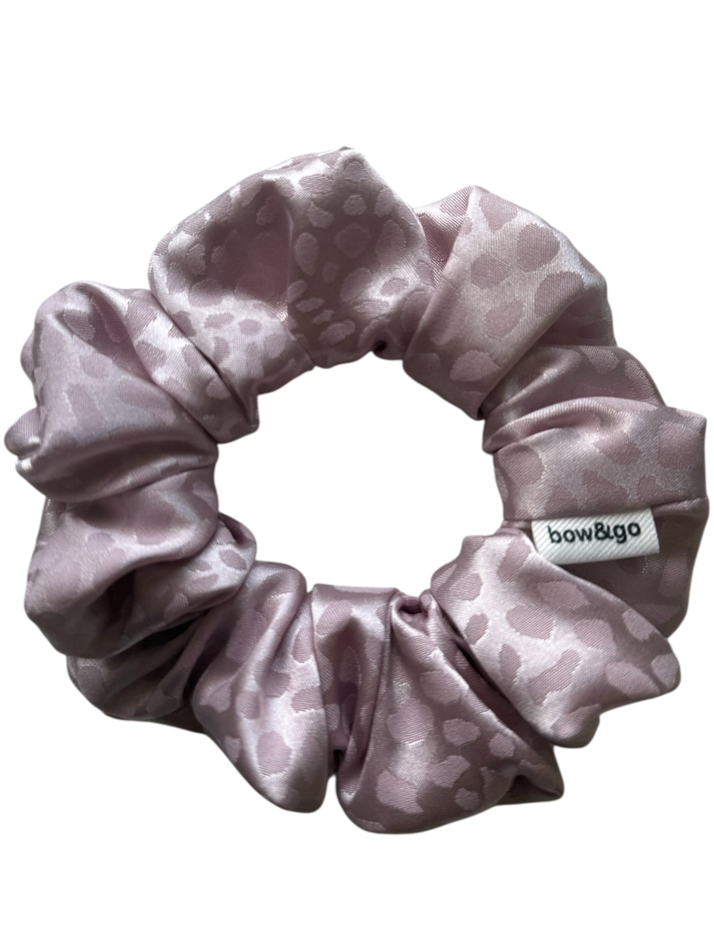 Wild Blush růžová leopardí scrunchie