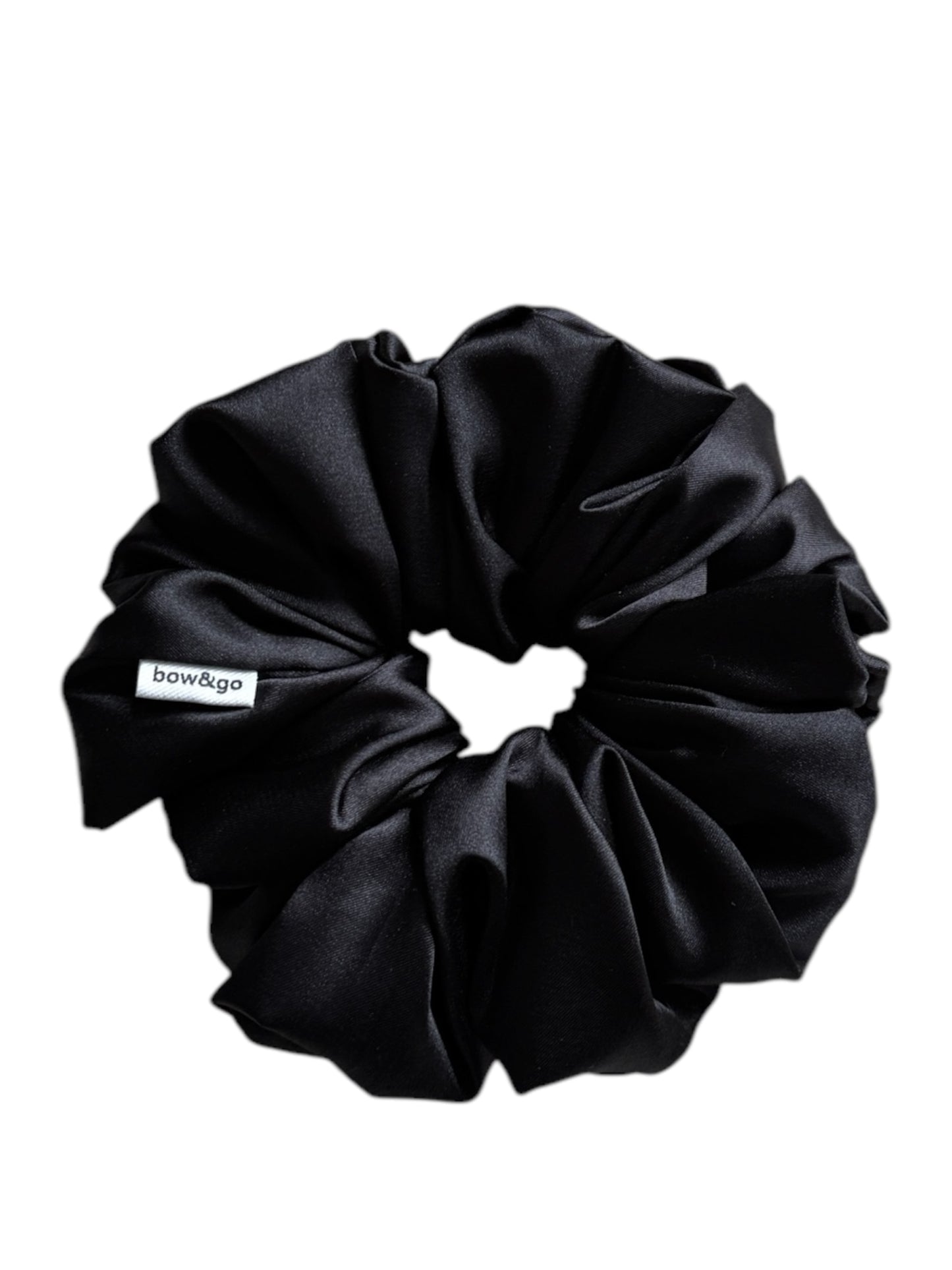 Midnight Glow černá scrunchie