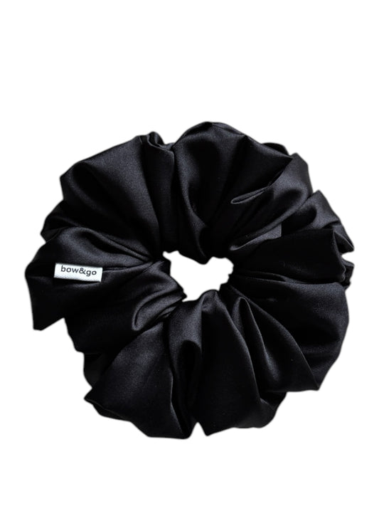 Midnight Glow černá scrunchie