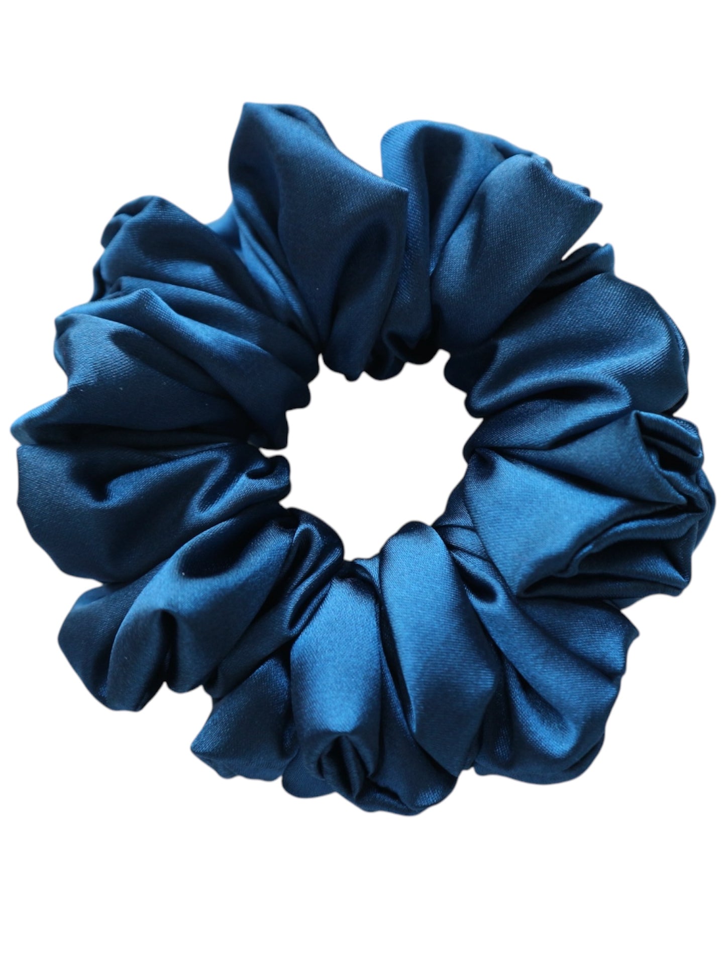 Sapphire Blue scrunchie.