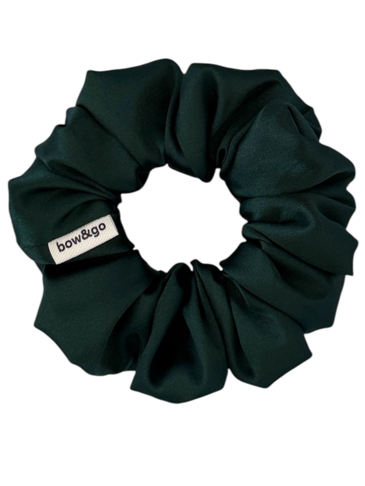 Dark Forest tmavě zelená scrunchie.
