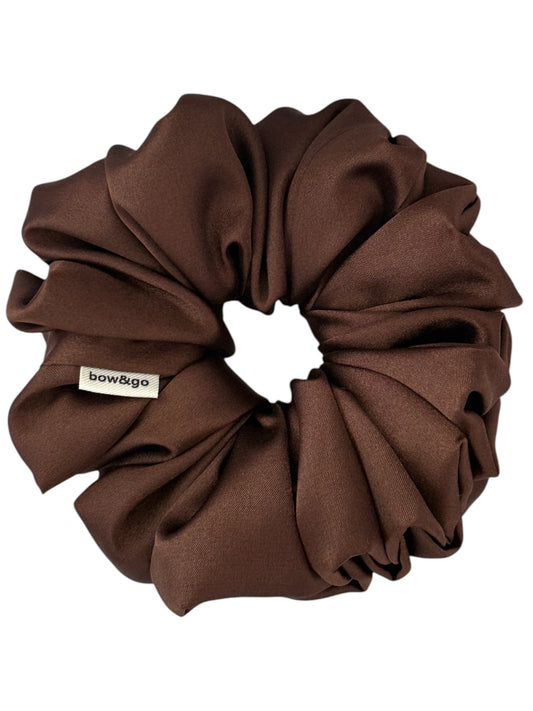 Cocoa Dream hnědá scrunchie