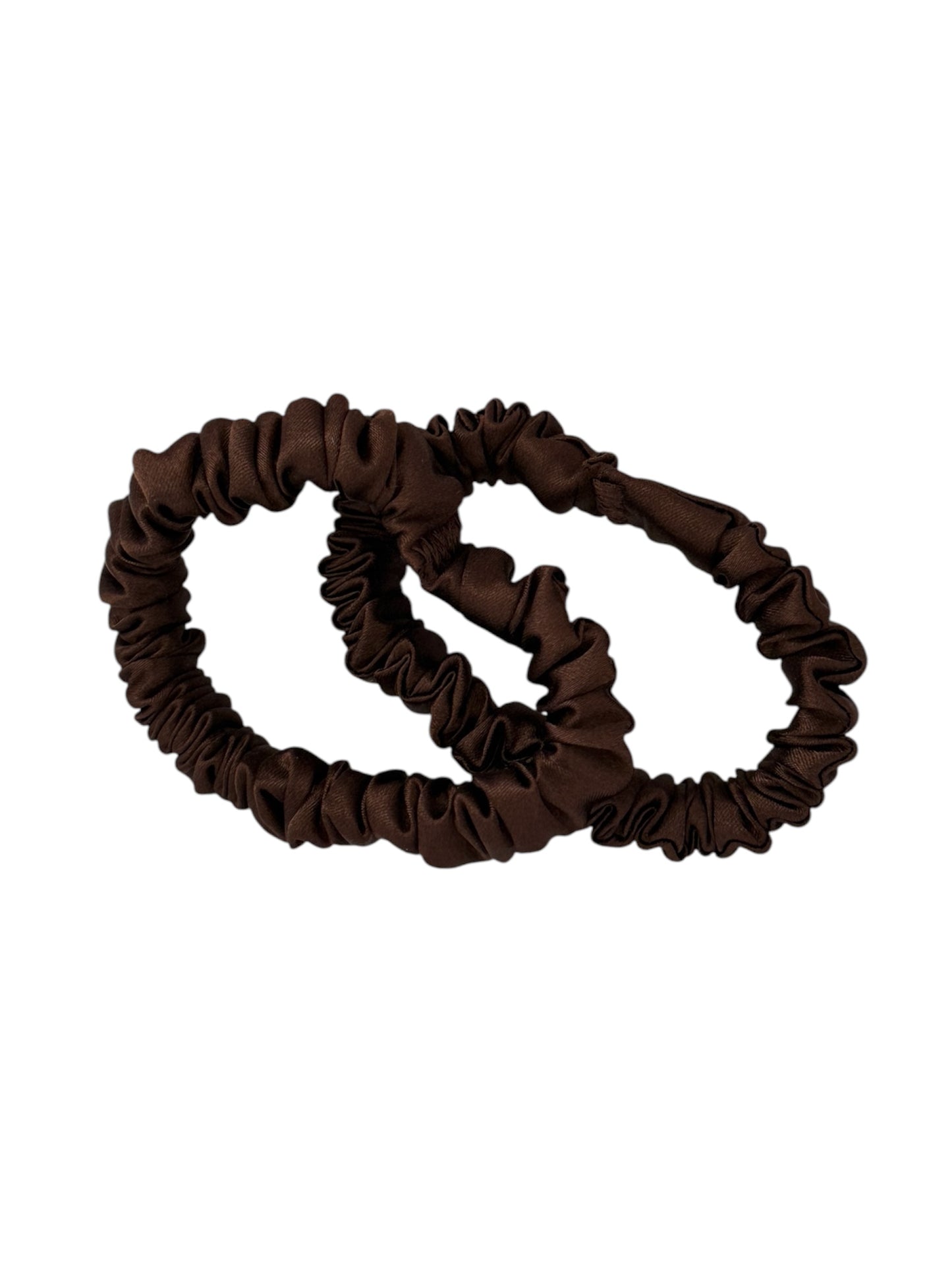Cocoa Dream hnědá scrunchie