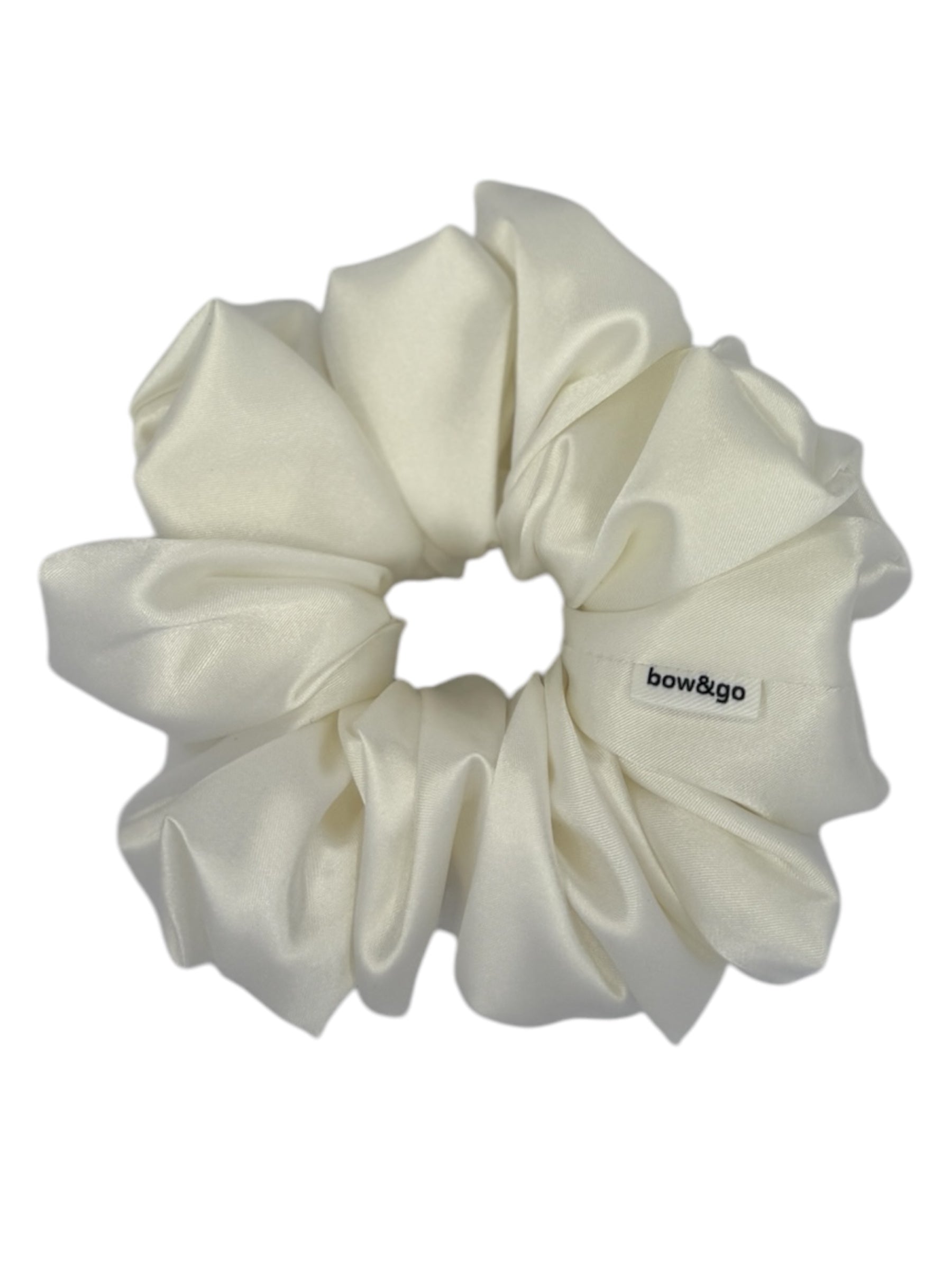 Snowflake Pearl scrunchie.