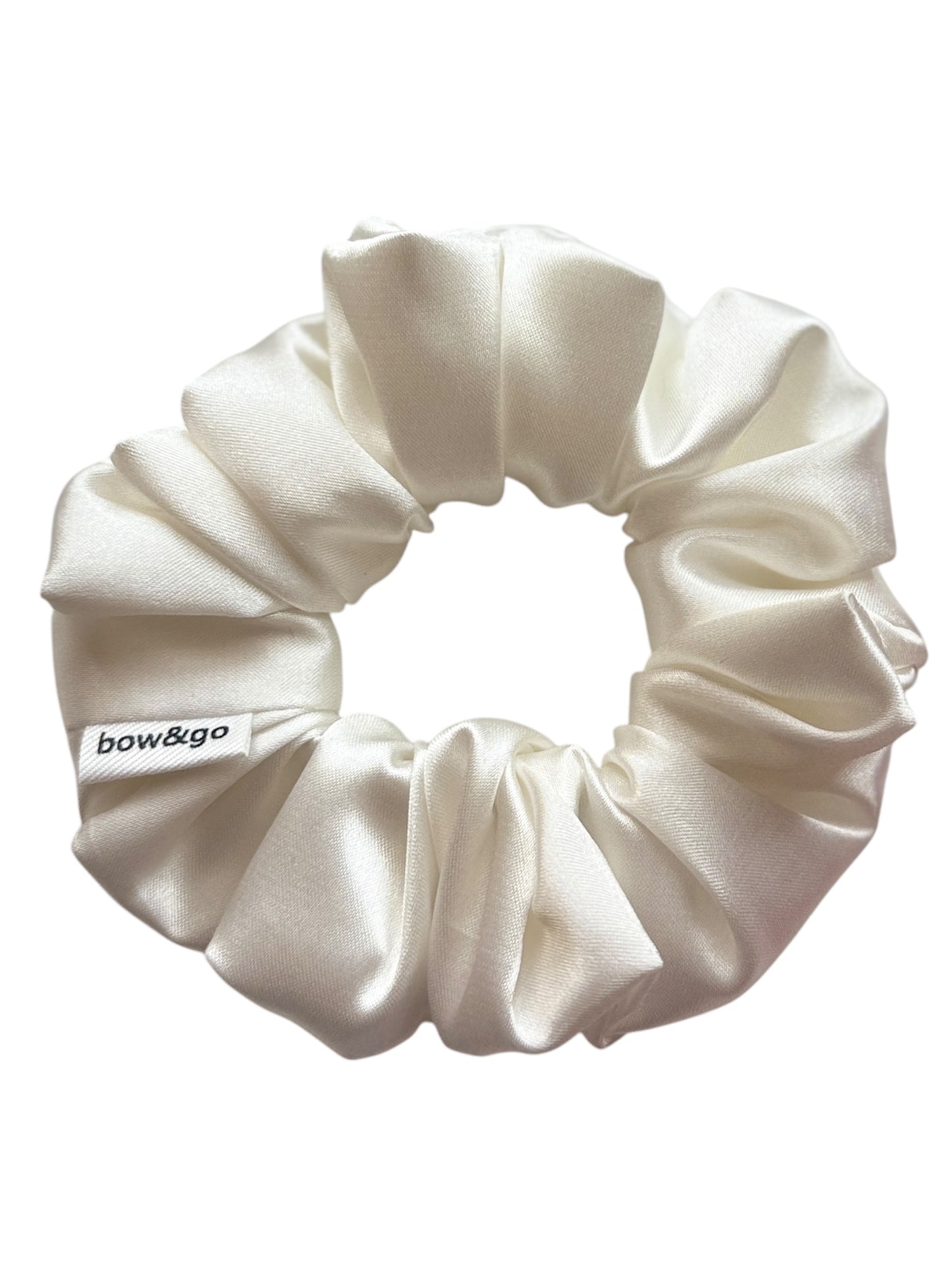 Snowflake Pearl scrunchie.