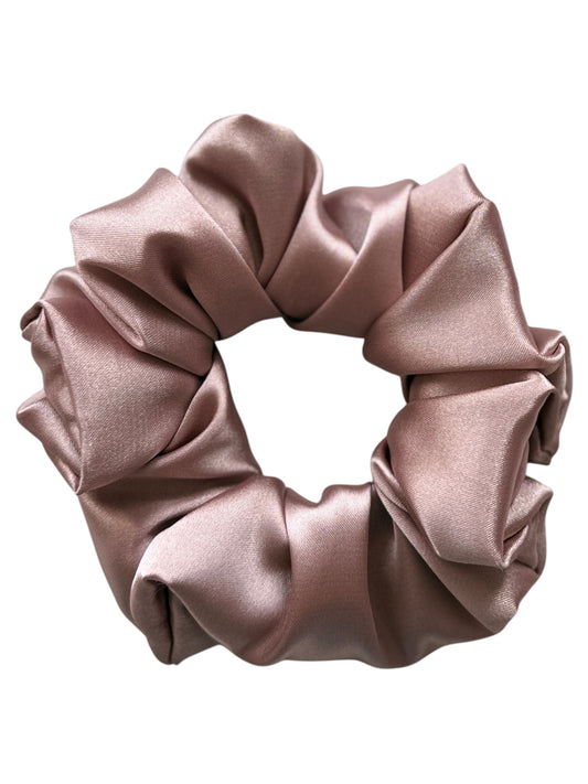 Blush Satin scrunchie