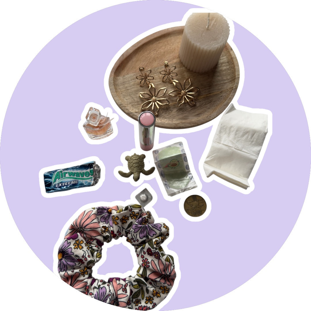 Hide&Go scrunchie s kapsičkou.