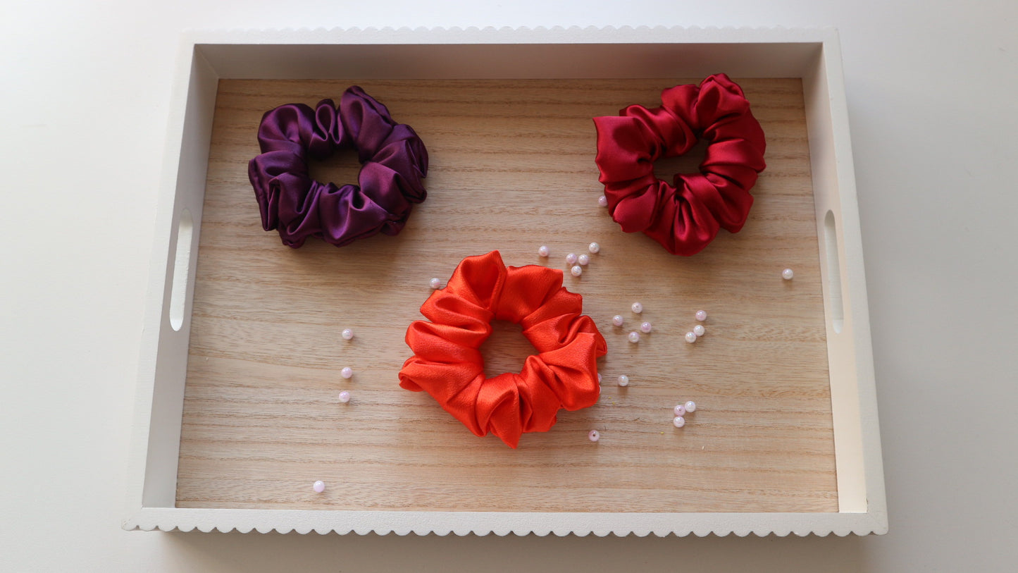 Royal Violet fialová scrunchie