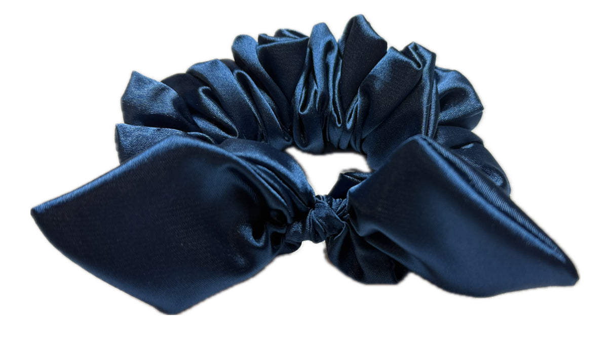 Sapphire Bow scrunchie