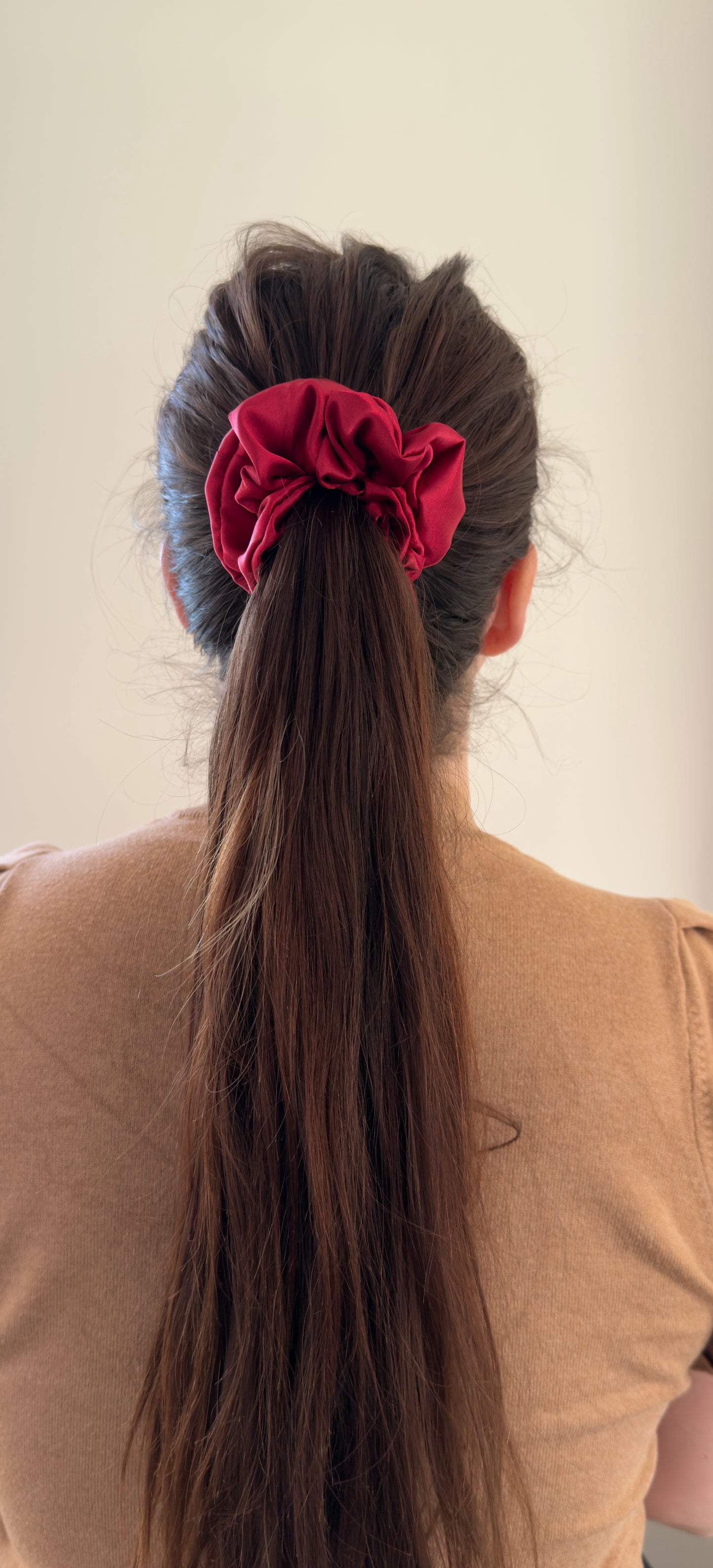 Ruby Wine scrunchie