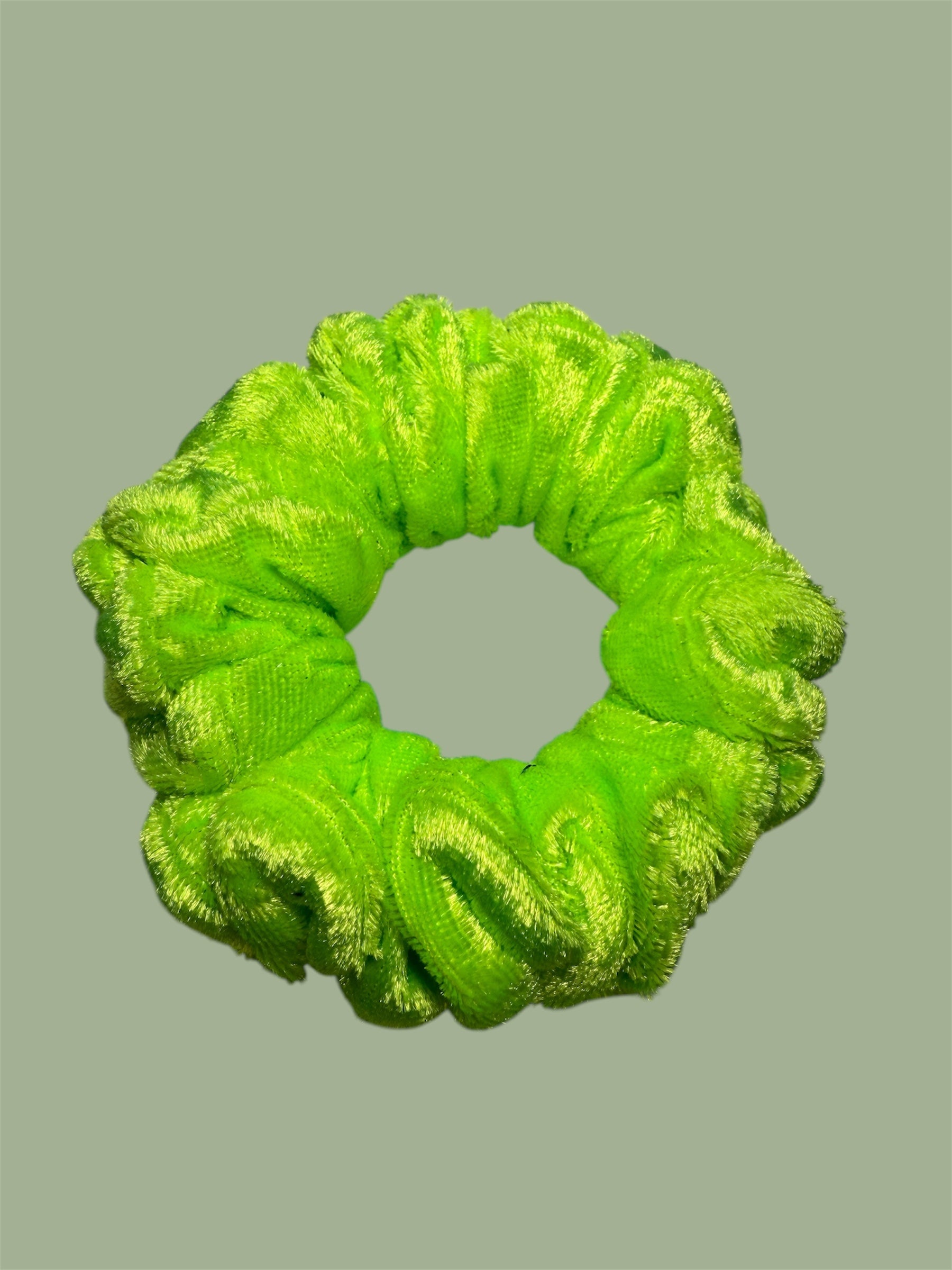 Neon Glow neonová scrunchie.